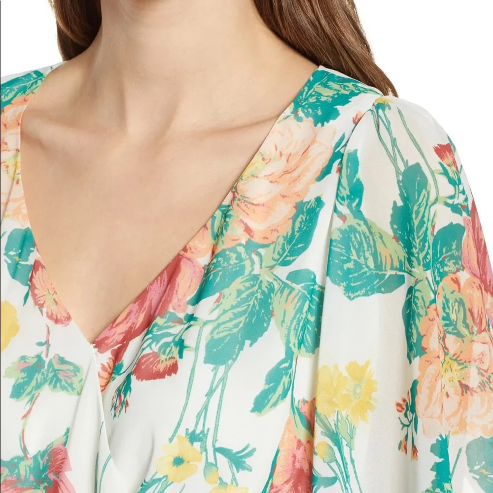 Leith flutter sleeve high low dress - Picture 15 of 15